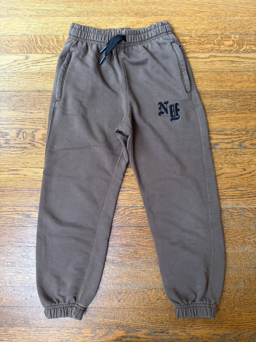 Zara Boys' Brown NY Joggers Size 10